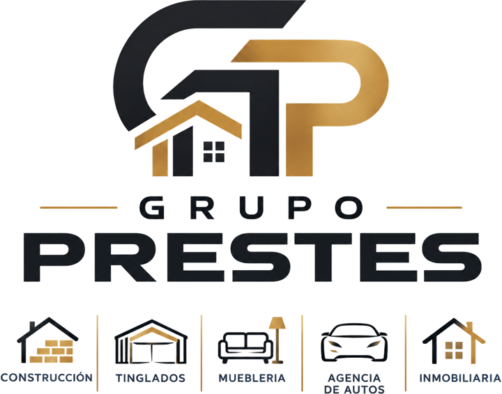 Grupo Prestes: construcción, tinglados, mueblería, agencia de autos e inmobiliaria